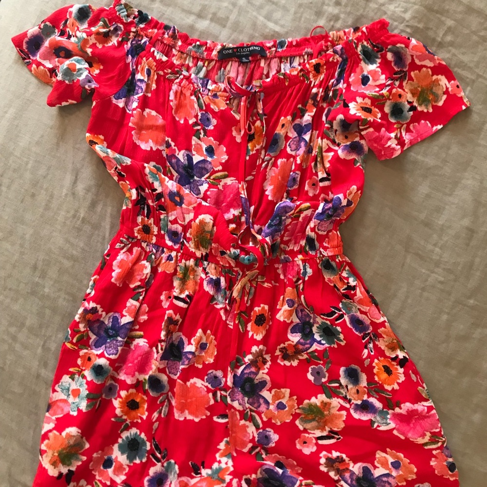 Off the shoulder romper